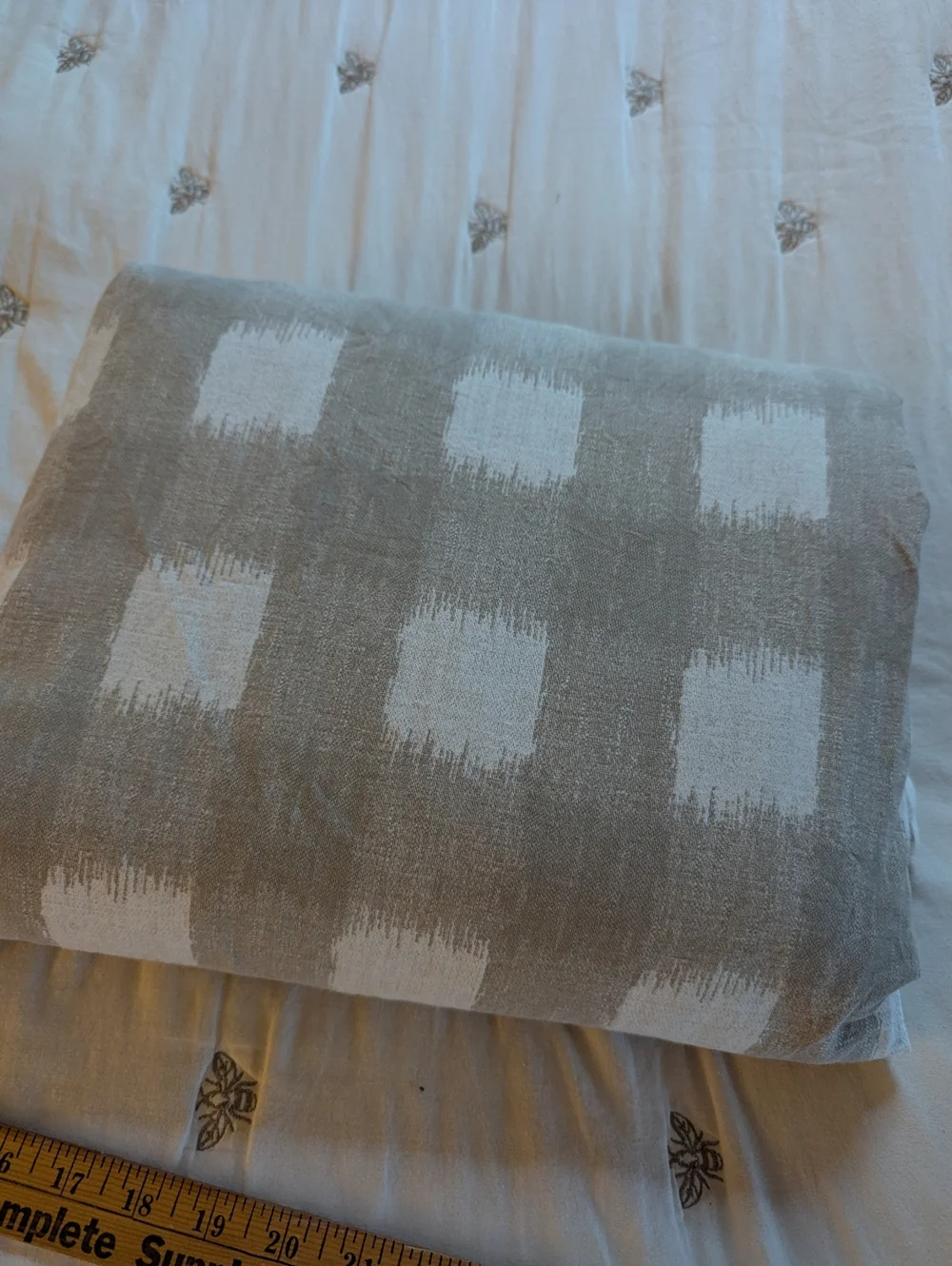 Stone cottage check full/queen duvet set (duvet & 2 shams)